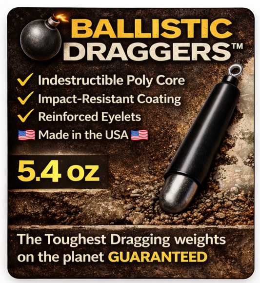Ballistic Dragging Sinkers (Pack of 4)